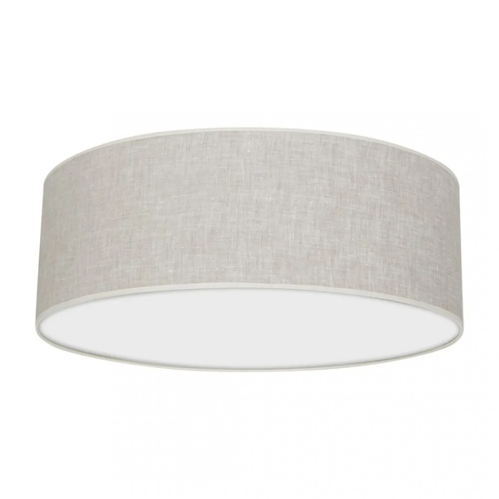 Plafon Sufitowy LINO Biały Szary Abażur 3xE27 50cm * Eko-light Best