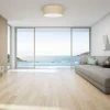 Plafon Sufitowy MARSHALL Biały Ratan Abażur 2xE27 40cm * Eko-light Discount