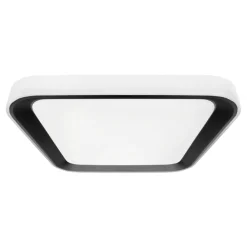 Plafon Sufitowy QUADRO Biały Czarny 38W LED 40cm * Eko-light