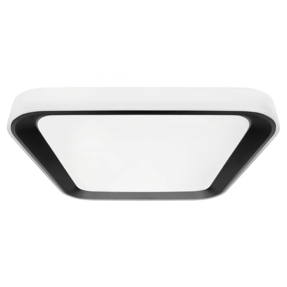 Plafon Sufitowy QUADRO Biały Czarny 38W LED 40cm * Eko-light
