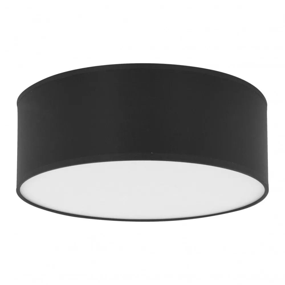 Plafon Sufitowy RONDO Czarny Abażur 4xE27 45cm * TK Lighting Outlet