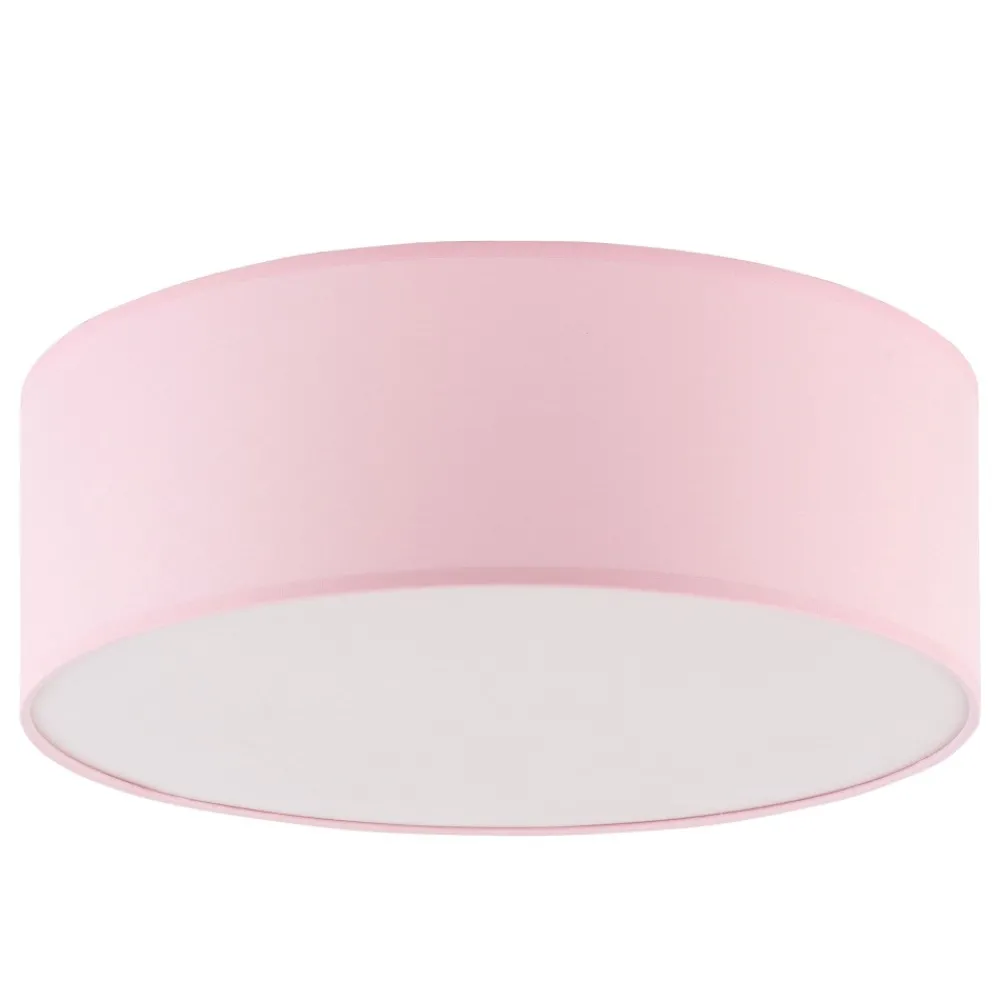 Plafon Sufitowy RONDO KIDS Różowy Abażur 4xE27 38cm * TK Lighting