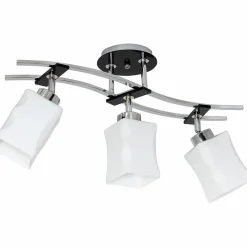 Plafon szklany Derby potrójny chrom glam * Luminex Best