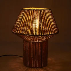 Pleciona lampa stołowa NATURA 33 cm * HowHomely Hot