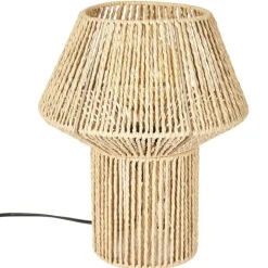 Pleciona lampa stołowa NATURA 33 cm * HowHomely Hot