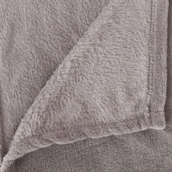 Pluszowy koc 130x180 cm jasno szary * Atmosphera New