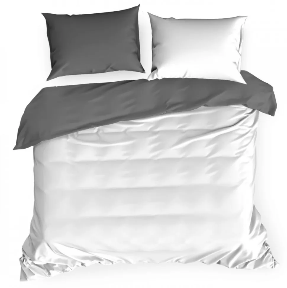 Pościel NOVA3 biały stalowy 220x200 cm