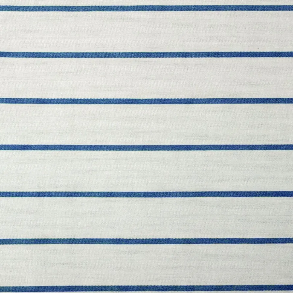 Pościel RAYA paski biało granatowa 220x200 satyna