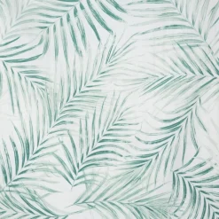 Pościel RAYA paski liście mięta 160x200 satyna