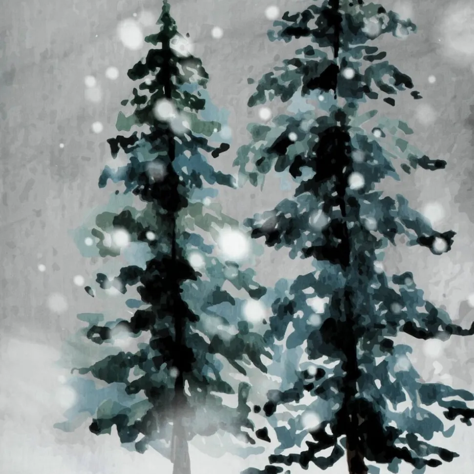 Pościel świąteczna FOREST 140X200 cm bawełna