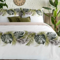 Pościel AMBER monstera 140x200 cm bawełna * EUROFIRANY B.B. Choczyńscy Sp.J.