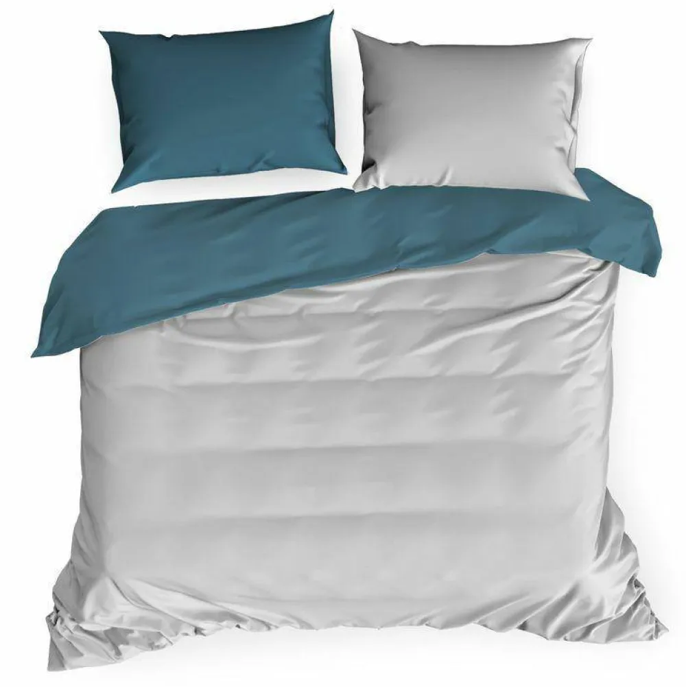 Pościel NOVA3 jasnoszary/turkus 220x200 * EUROFIRANY B.B. Choczyńscy Sp.J. Discount
