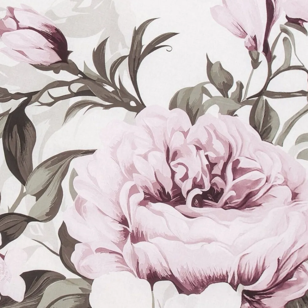 Pościel PEONY piwonie krem róż 140x200 cm bawełna * EUROFIRANY B.B. Choczyńscy Sp.J. New
