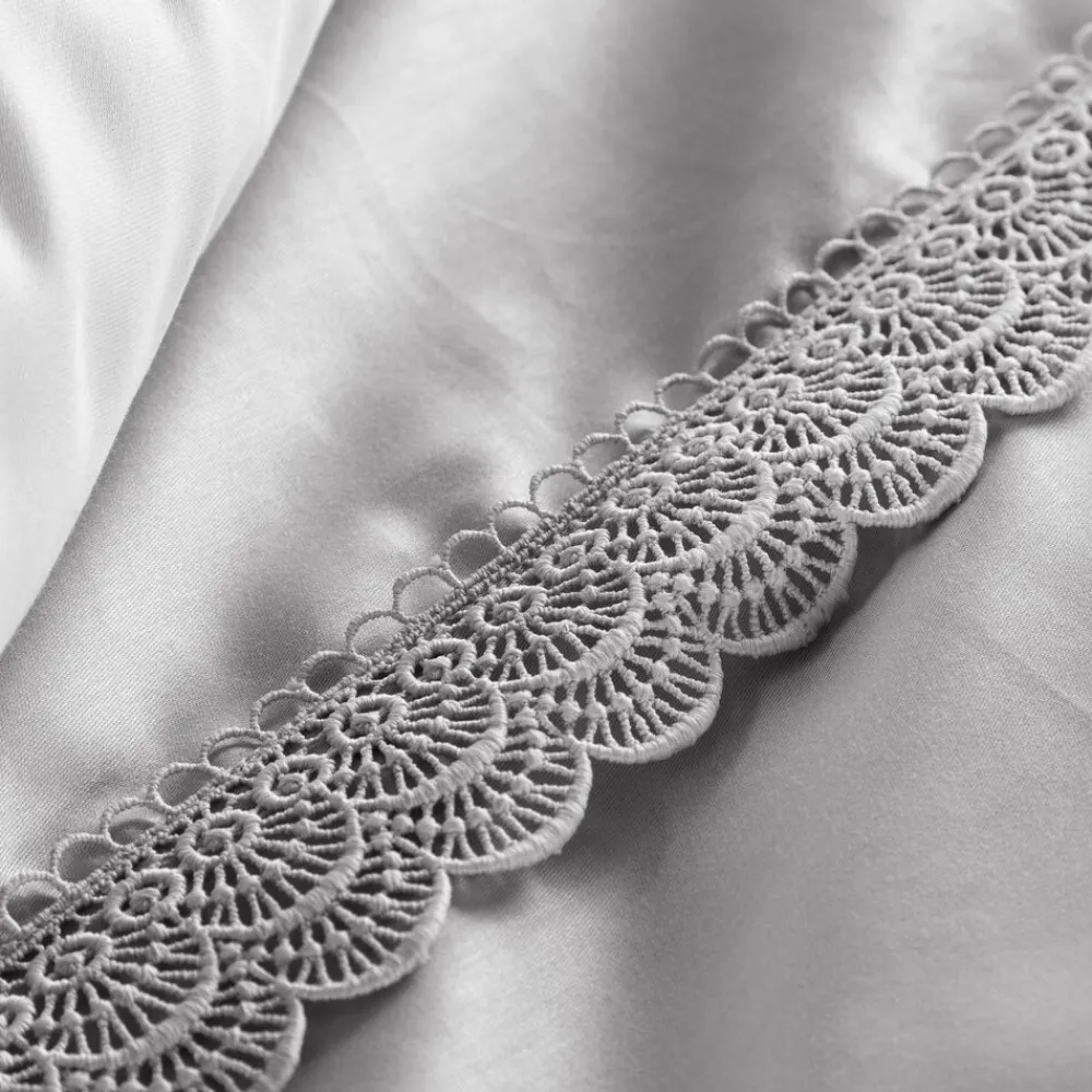 Pościel RETRO 220x200 koronka srebrna * EUROFIRANY B.B. Choczyńscy Sp.J.