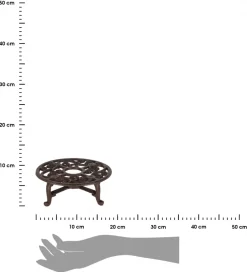 Podgrzewacz żeliwny okrągły 19 cm