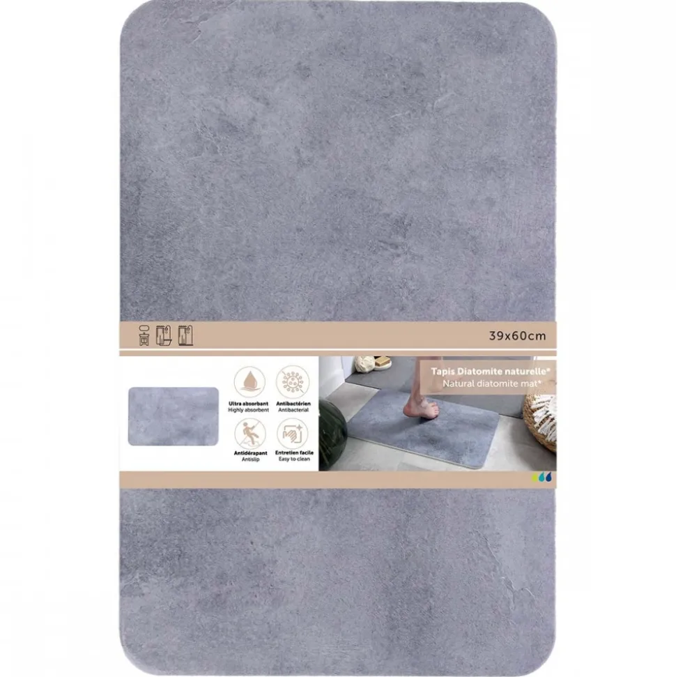 Podkładka łazienkowa Sofer Grey 39x60 cm