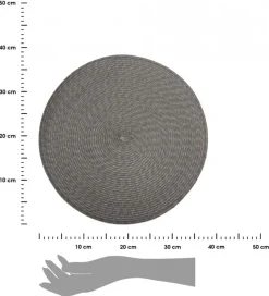 Podkładka na stół Braid Grey okrągła