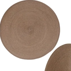 Podkładka na stół Braid taupe okrągła