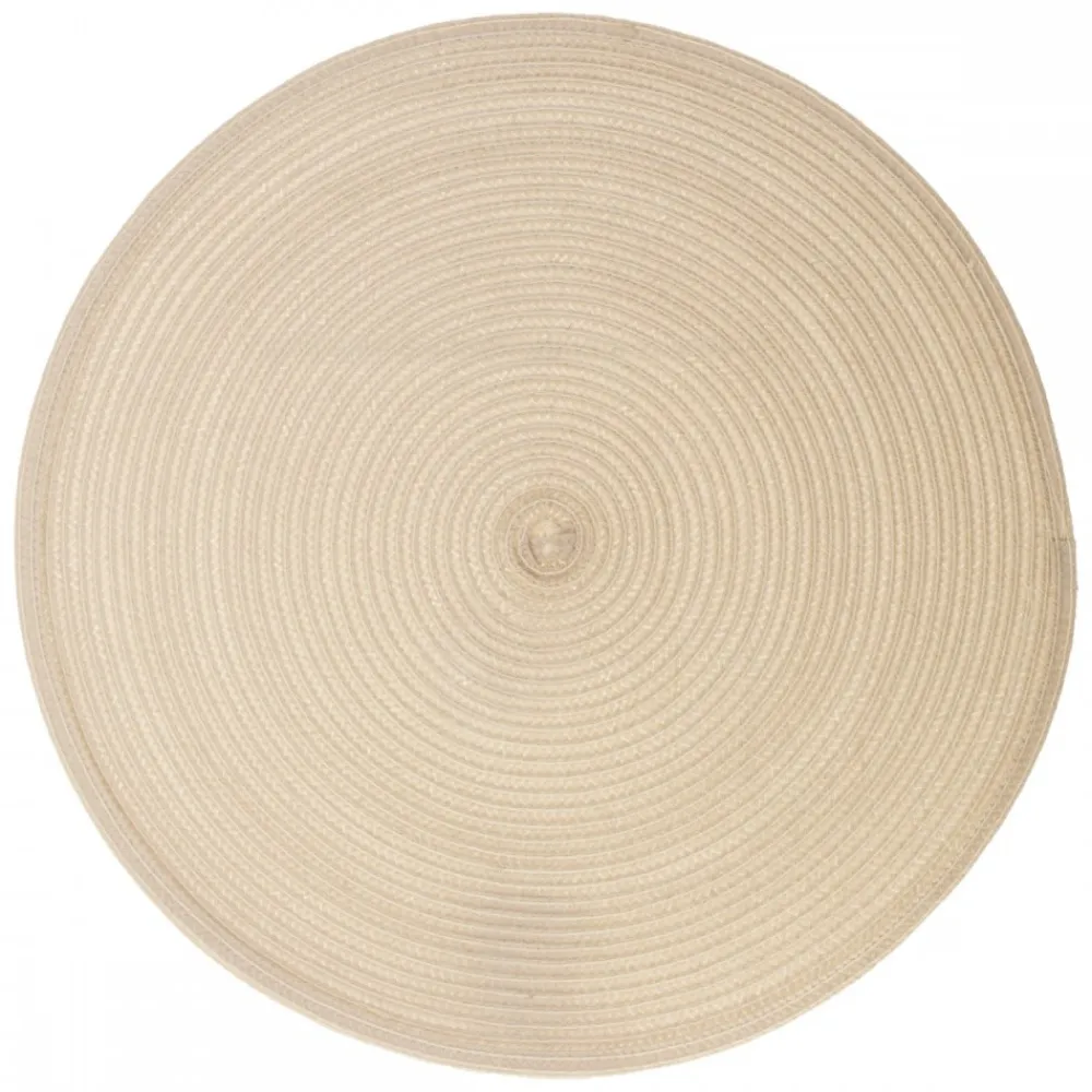 Podkładka na stół Braid Beige okrągła * Atmosphera Sale