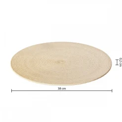 Podkładka na stół Braid Beige okrągła * Atmosphera Sale