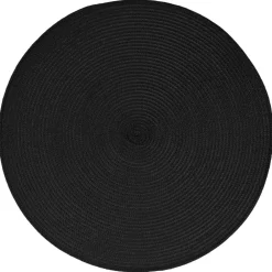 Podkładka na stół Braid Black okrągła * Secret de Gourmet New