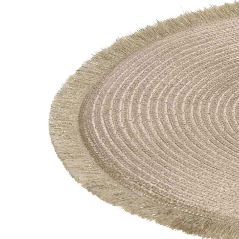 Podkładka na stół okrągła złota 35 cm * H&S Decoration Discount