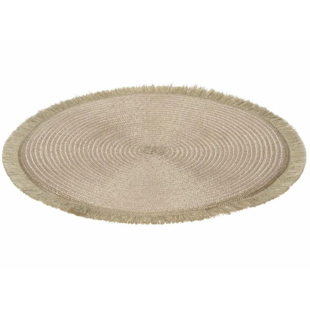 Podkładka na stół okrągła złota 35 cm * H&S Decoration Discount