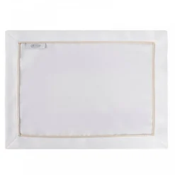 Podkładki MADELE 30x40 cm biały złoty komplet 4 szt.