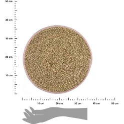Podkładki na stół 38 cm 4 szt. Gaia Pink