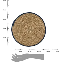 Podkładki na stół 38 cm 4 szt. Gaia Blue * Estia Sale