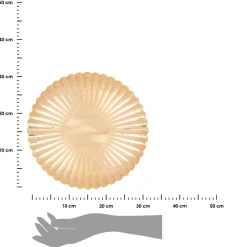 Podtalerz 33cm Shell złoty * Atmosphera Clearance