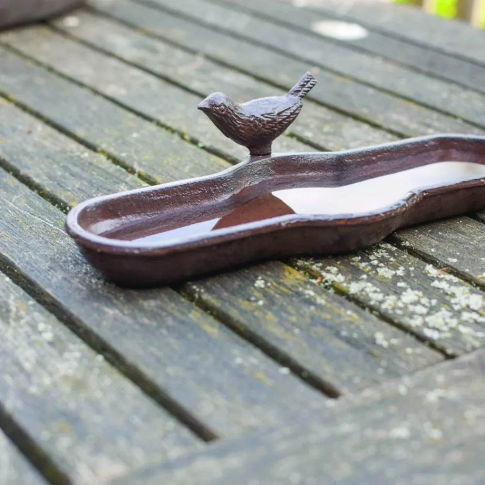 Podłużne poidło z ptaszkiem 29,5 cm * Esschert Design New