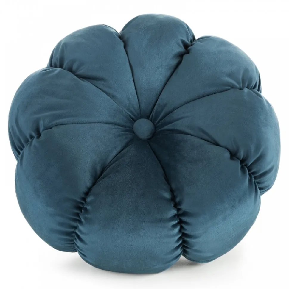 Poduszka FLOWER 41 37x37 cm niebieska
