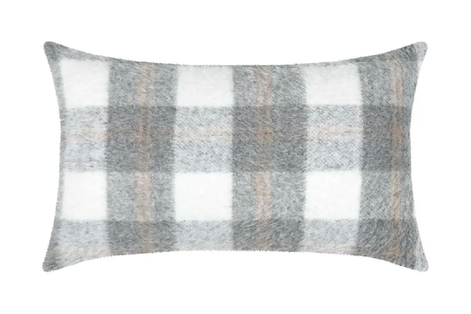 Poduszka GRESY 30x50 kratka futerko