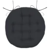 Poduszka na krzesło DUO 38 cm antracytowa szara