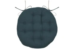 Poduszka na krzesło DUO 38 cm kobaltowa