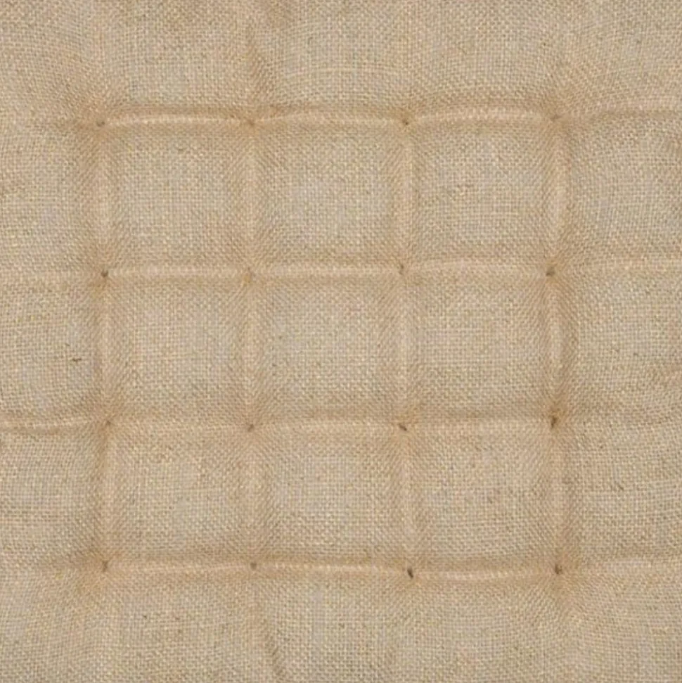 Poduszka na krzesło juta beż JOSEPHA 38x38 cm