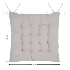 Poduszka na krzesło TILDA 38x38 cm off white