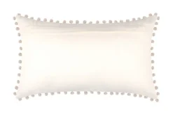 Poduszka SANCHEZ 30x50 écru pompony