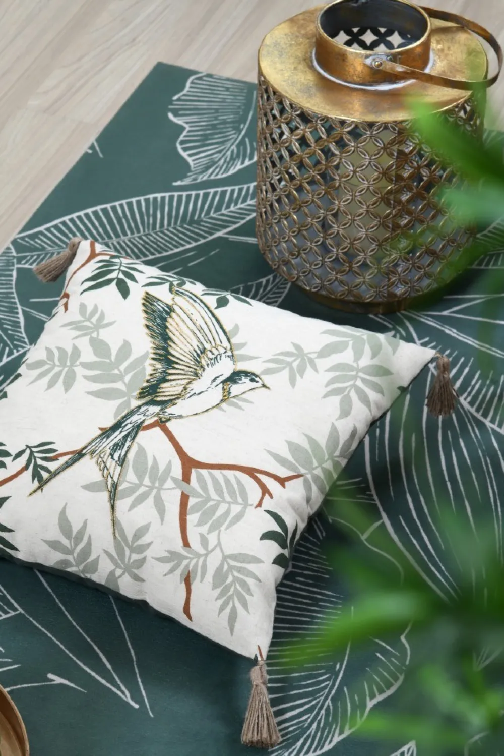 Poduszka BOTANYS 40x40 ptak gałązki * STOF Outlet
