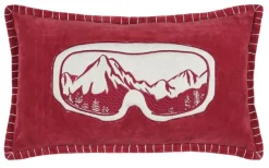 Poduszka CHAMONIX 30x50 gogle góry czerwona * STOF Hot
