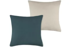 Poduszka DUO 50x50 kobaltowa jasnobeżowa * STOF Discount