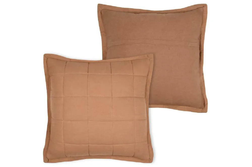 Poduszka ELLIE 45x45 camel pikowana * STOF Clearance