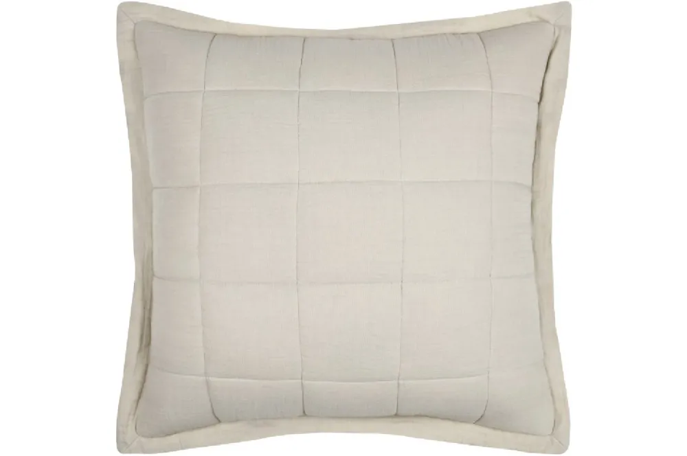 Poduszka ELLIE 45x45 jasnobeżowa pikowana * STOF