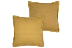 Poduszka ELLIE 45x45 musztardowa pikowana * STOF Clearance