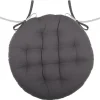 Poduszka na krzesło DUO 38 cm szara srebrna * STOF