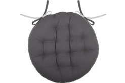 Poduszka na krzesło DUO 38 cm szara srebrna * STOF