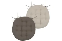 Poduszka na krzesło DUO 38 cm taupe