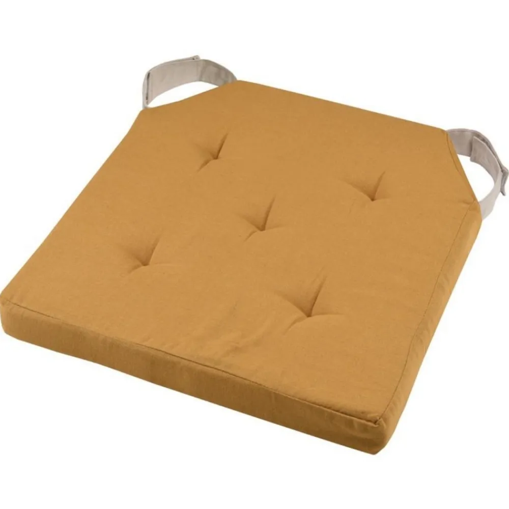 Poduszka na krzesło DUO 38x38 cm miodowa * STOF Online