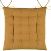Poduszka na krzesło DUO 38x38 miodowa * STOF New